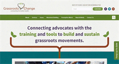 Desktop Screenshot of grassrootschange.net