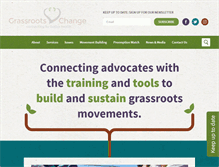 Tablet Screenshot of grassrootschange.net